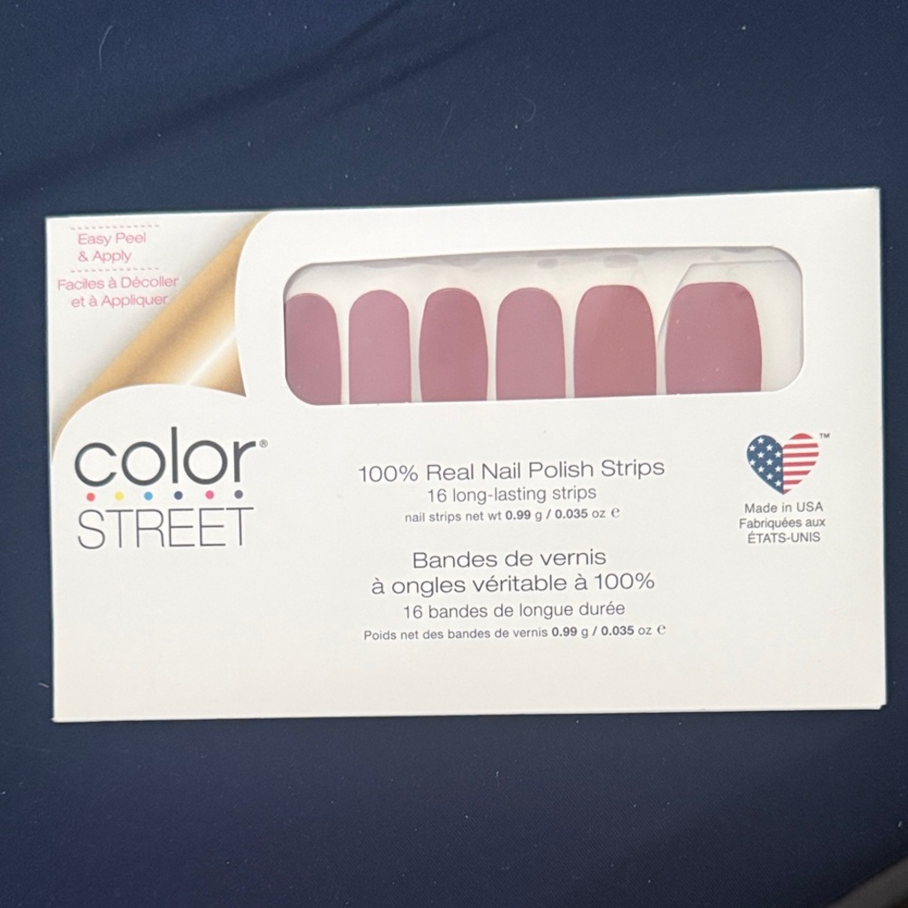 Color Street Mauve Nail Polish Strips